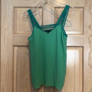 Green Camisole w/ cool straps